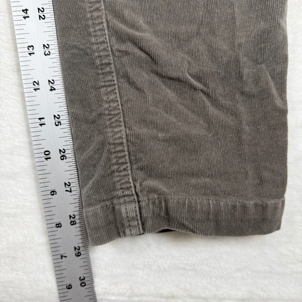 Vuori Mens Corduroy Jogger Pants Charcoal Gray Elastic Waist Drawstring M